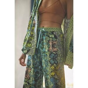 Anthropologie Alexandra Farmer Secret Garden Butterfly Pajama Pants XS